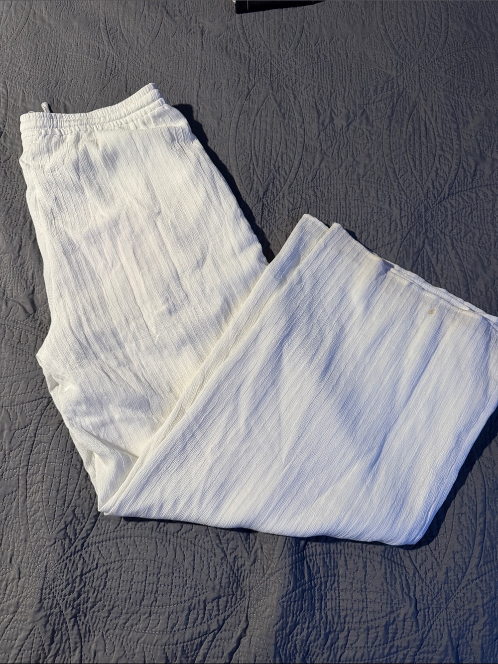 Lulu's White Wide-Leg Pants